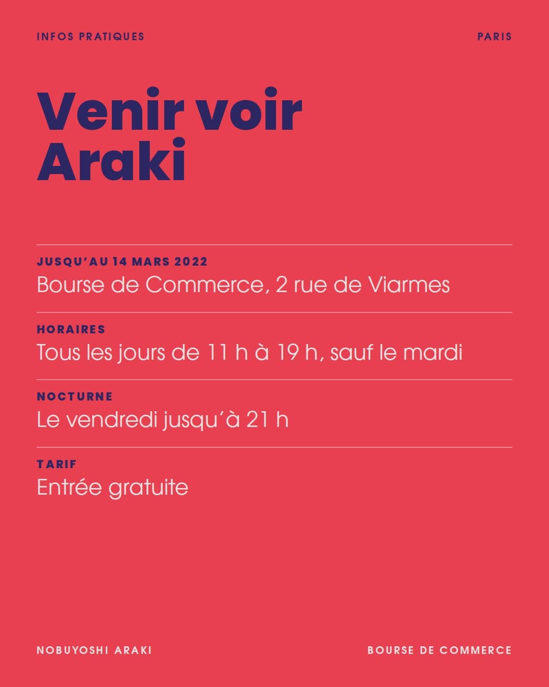 Post rouge : informations pratiques, horaires, nocturne et tarif